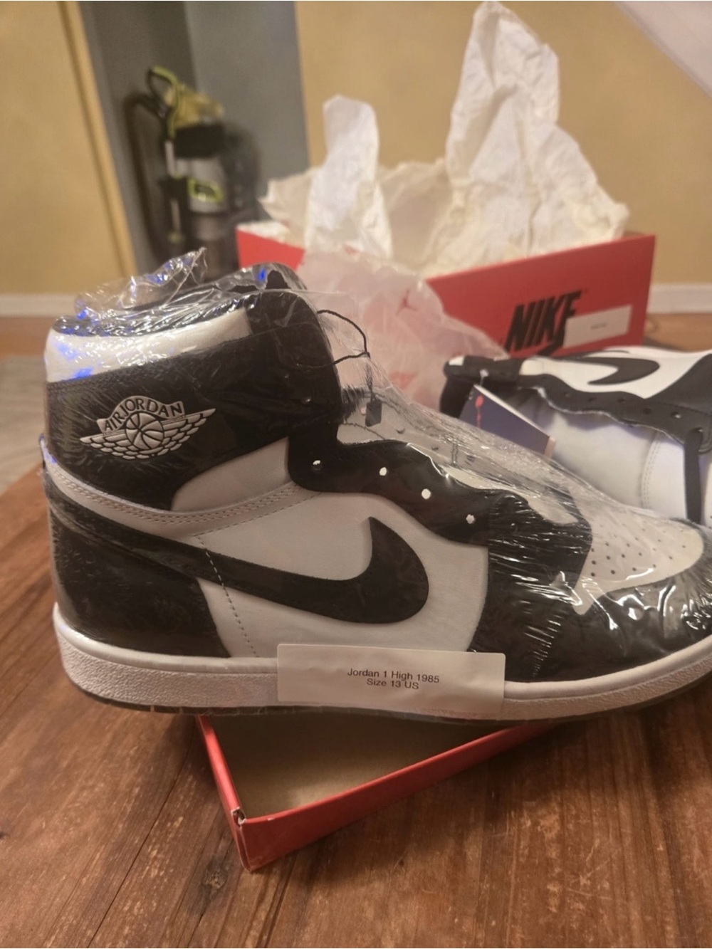 Nike Air Jordan 1 High Black White Men’s Sneakers